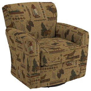 Best Home Furnishings Swivel Barrel Chairs Kaylee Swivel Barrel Chair