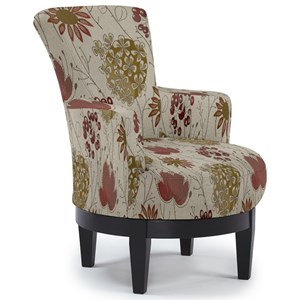 Best Home Furnishings Swivel Barrel Chairs Swivel Chair