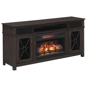 ClassicFlame Heathrow Media Mantel Fireplace