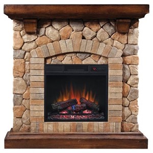 ClassicFlame Tequesta 40" Wall Mantel and Electric Insert