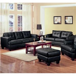 Coaster Samuel 2 Piece Loveseat and Sofa Group