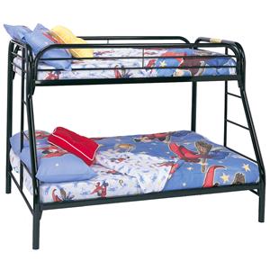 Coaster Metal Beds Twin Over Full Bunk Bed