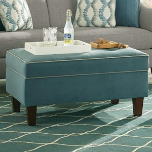 Craftmaster Accent Ottomans Storage Ottoman