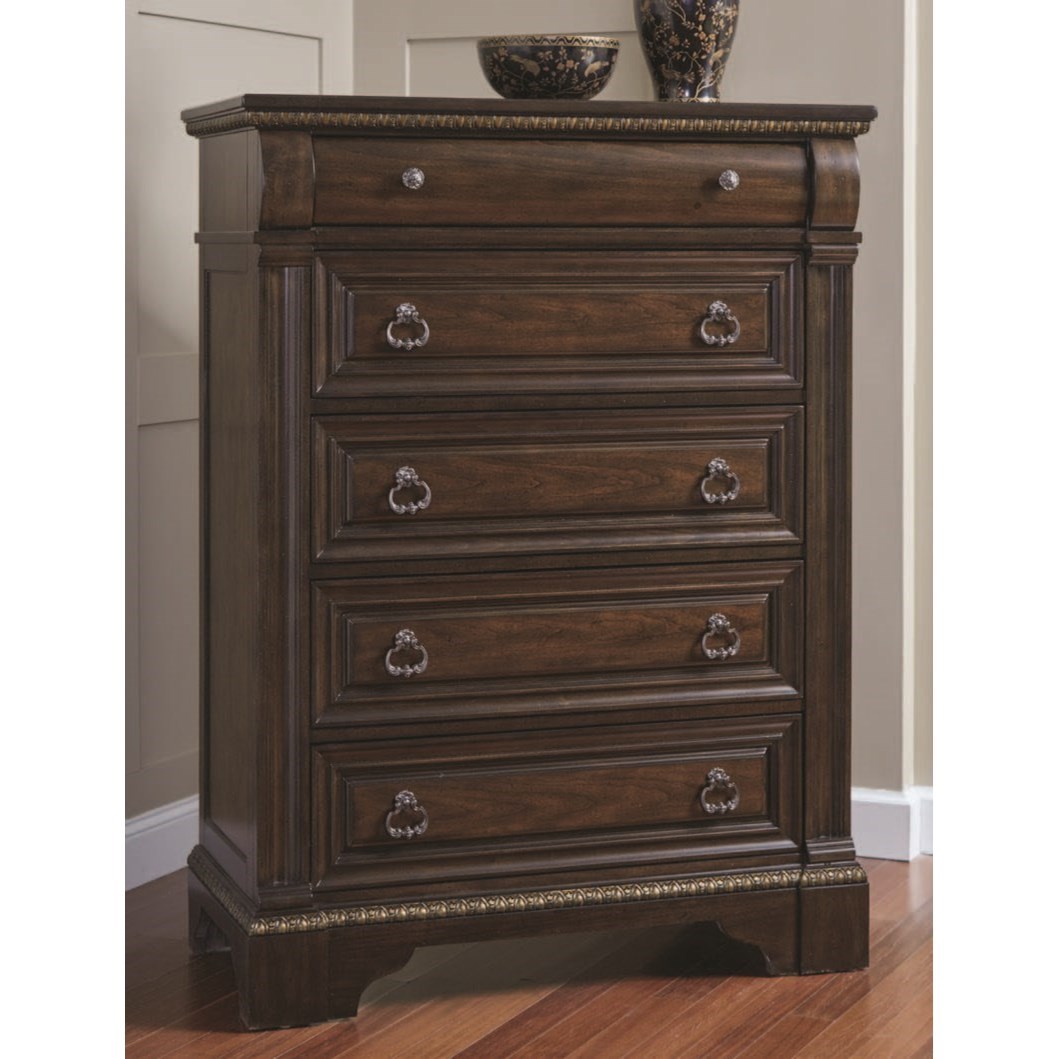Davis Direct Chatsworth 5Drawer Chest Royal Furniture Drawer Chests