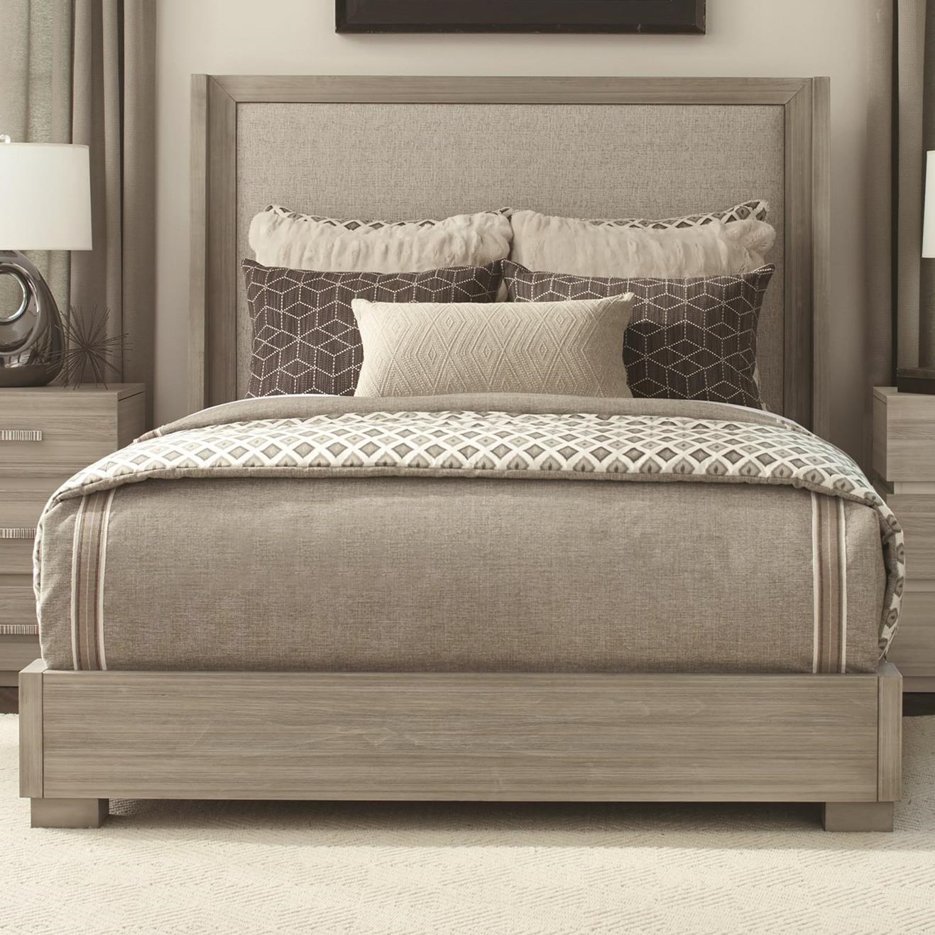 Durham Modern Simplicity Queen Upholstered Bed with Low ...