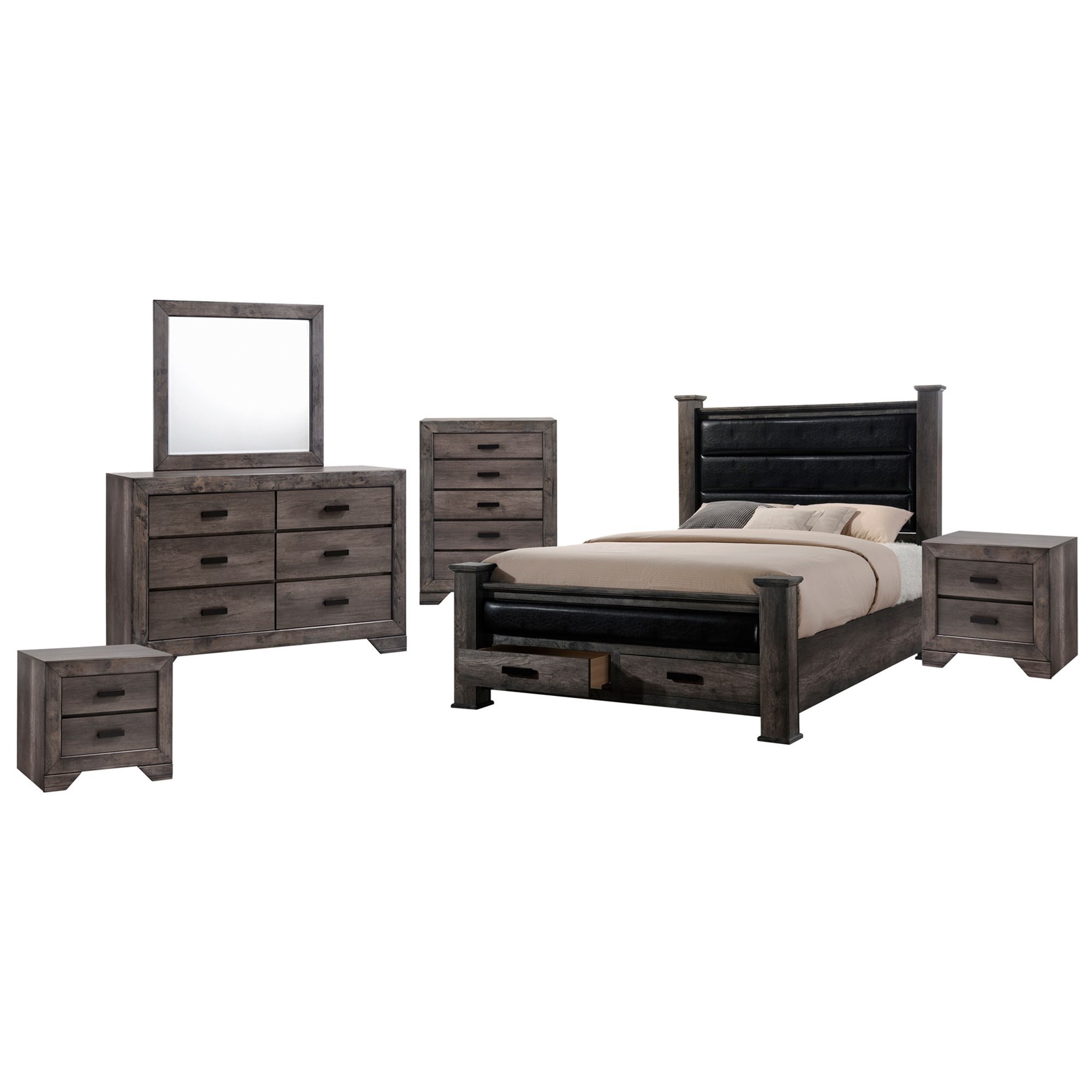 Elements Nathan 6-Piece Queen Bedroom Set | Royal ...