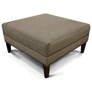 England Kipling 3U07 Ottoman with Nailhead Trim