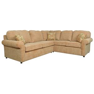 England 2400/X Series 4-5 Seat Corner Sectional Sofa