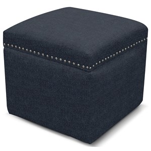 England 2F00/N Series Storage Ottoman with Nailhead Trim