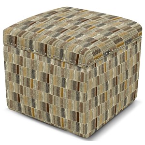 England 2F00/N Series Storage Ottoman with Nailhead Trim