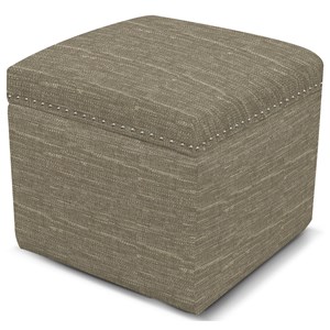 England 2F00/N Series Storage Ottoman with Nailhead Trim
