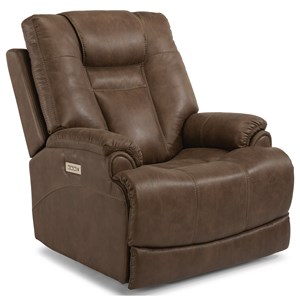 Flexsteel Marley Power Recliner with Power Headrest