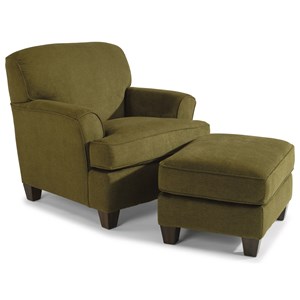 Flexsteel Atlantis Chair and Ottoman