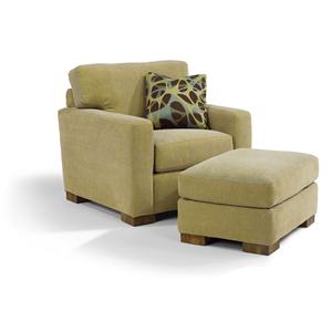 Flexsteel Bryant Chair and Ottoman