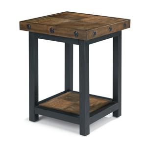 Flexsteel Wynwood Collection Carpenter Chair Side Table