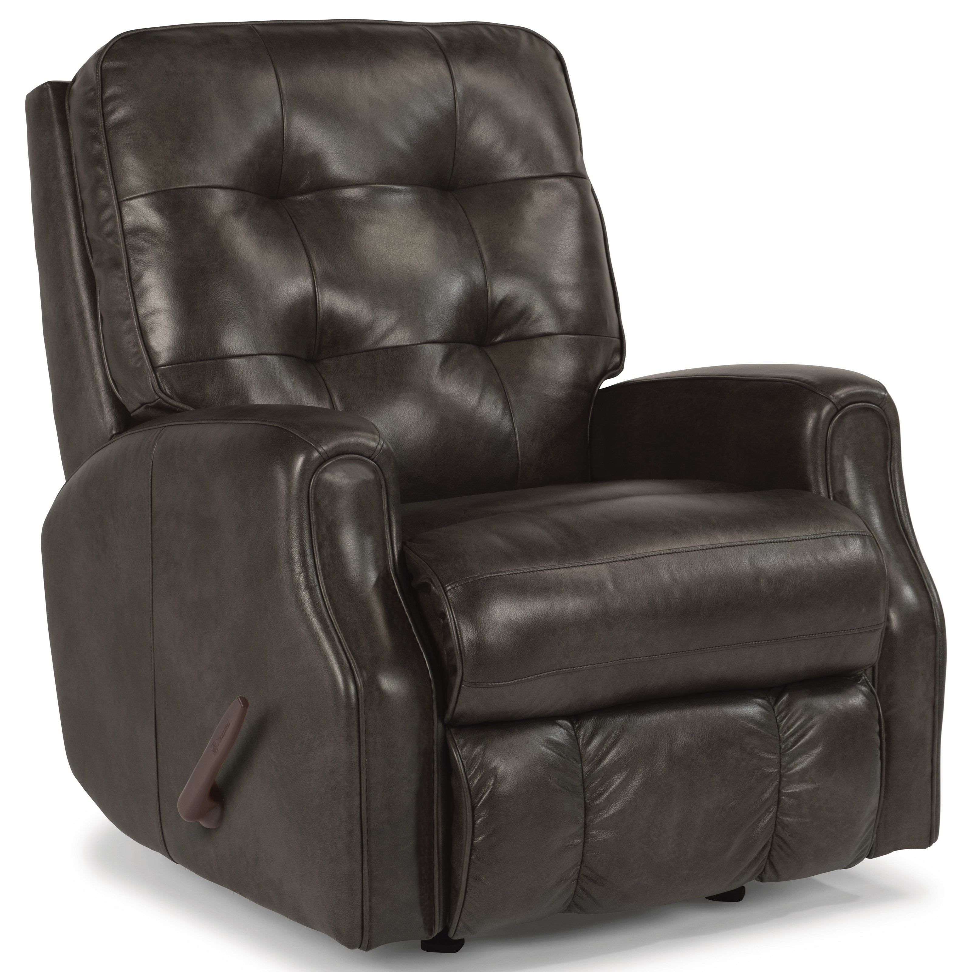 Flexsteel Devon Manual Rocker Recliner with Tufting | Belfort Furniture