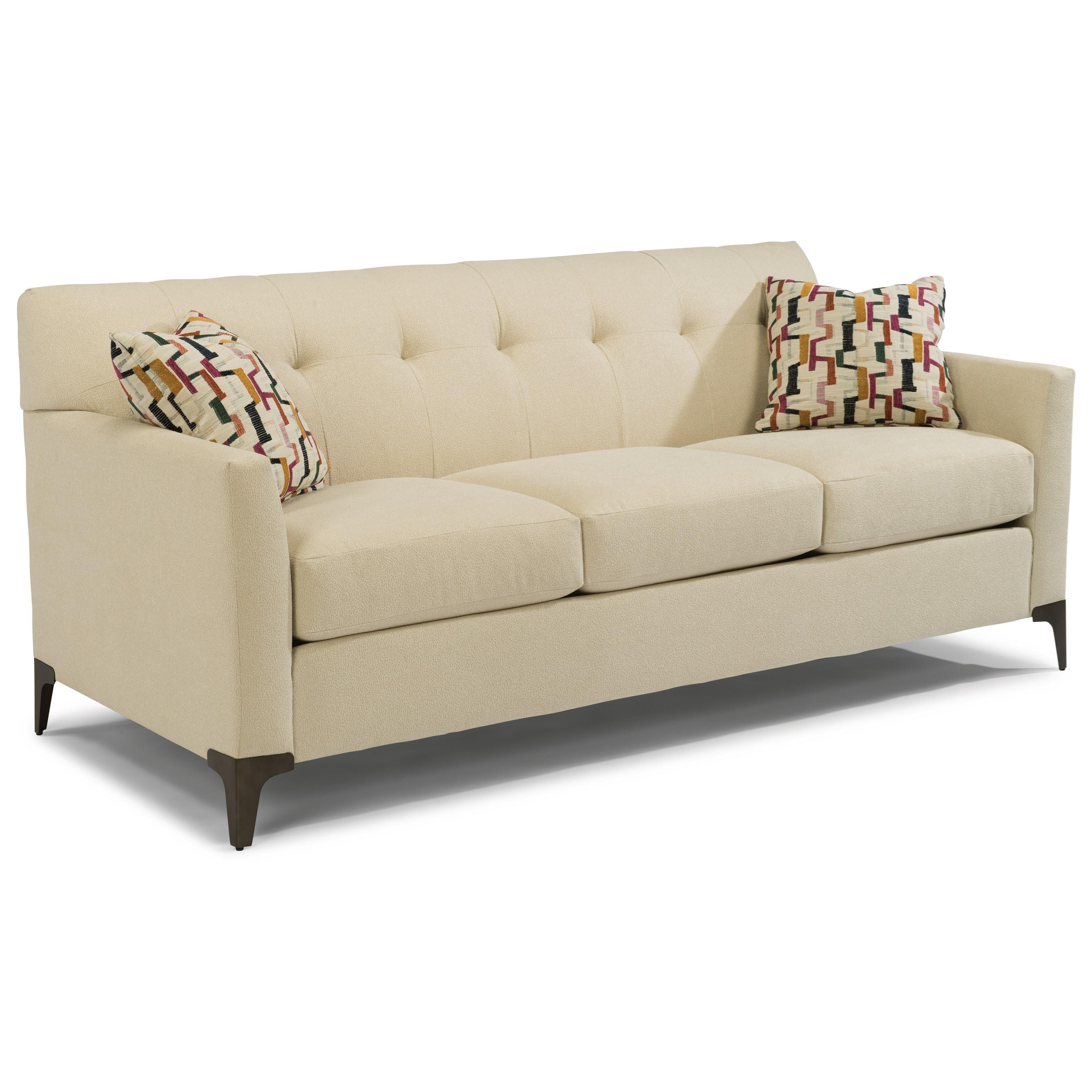 Flexsteel Gibson Mid Century Modern Sofa Conlin's