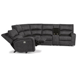 Flexsteel Latitudes - Nirvana Power Reclining L-Shaped Sectional