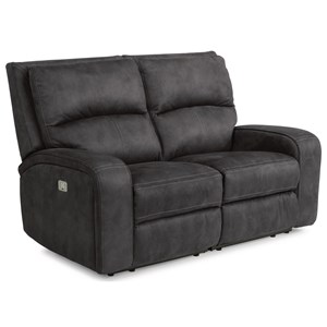 Flexsteel Latitudes - Nirvana Power Reclining Loveseat with Power Headrest