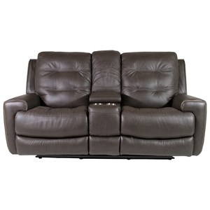 Flexsteel Latitudes-Wicklow Power Reclining Loveseat with Power Headrest