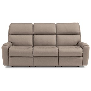 Flexsteel Rio Power Reclining Sofa with Power Headrests