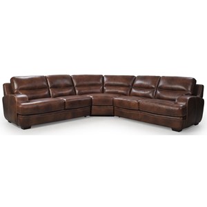 Futura Leather 10015 Sectional Sofa