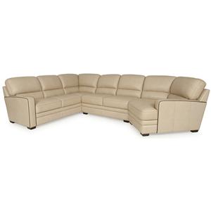 Futura Leather 8312 Sectional