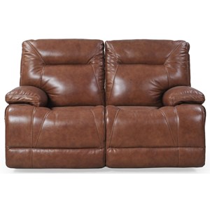 Futura Leather E1298 Electric Motion Loveseat