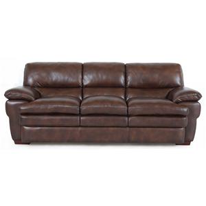 Futura Leather 7454 Stationary Sofa