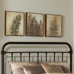 Hillsdale Metal Beds Twin Metal Headboard with Frame