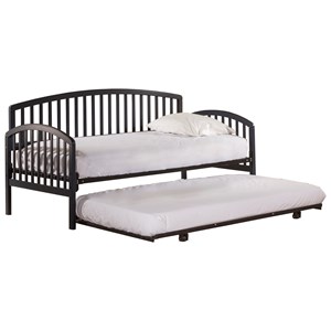 Hillsdale Daybeds Daybed w/Suspension Deck and Rollout Trundle