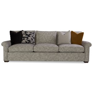 Huntington House Plush Customizable Sofa w/ Rolled Arms