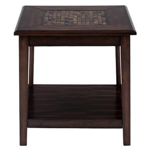 Jofran Baroque Brown End Table