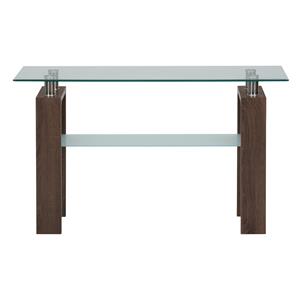 Jofran Compass Sofa Table with  Glass Top