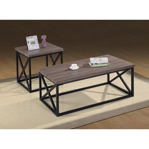 Jofran Orion Dark Grey Occasional 3 Pack