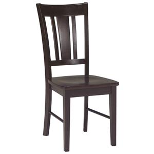 John Thomas Dining Essentials Splat Back Side Chair