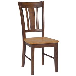 John Thomas Dining Essentials Splat Back Side Chair