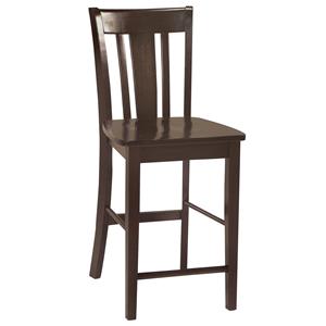 John Thomas Dining Essentials Splat Back Bar Chair