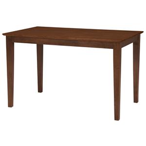 John Thomas Dining Essentials Contemporary Rectangular Dining Table