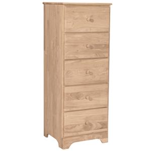 John Thomas SELECT Bedroom 5-Drawer Lingerie Chest