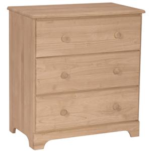 John Thomas SELECT Bedroom 3-Drawer Chest