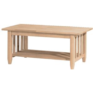 John Thomas SELECT Home Accents Mission Coffee Table