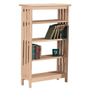 John Thomas SELECT Home Accents 4-Shelf Mission Bookcase