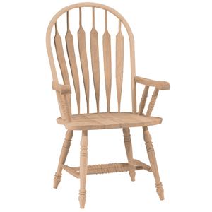 John Thomas SELECT Dining Deluxe Steambent Windsor Arm Chair