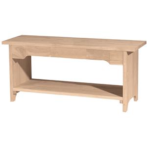 John Thomas SELECT Dining 48" Brookstone Bench