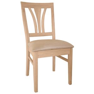 John Thomas SELECT Dining Fanback Chair with Seat Cushion