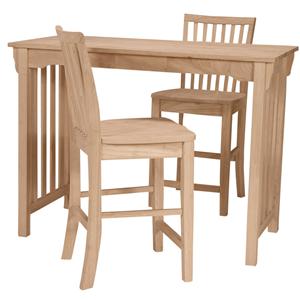 John Thomas SELECT Dining Mission Gathering Height Table