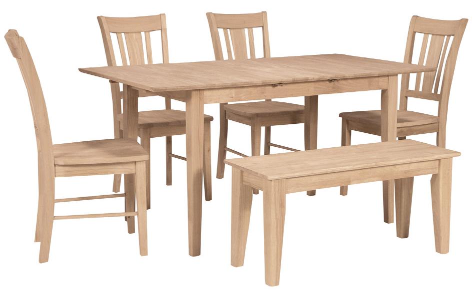 John Thomas SELECT Dining T3248XB Butterfly Leaf Shaker Table