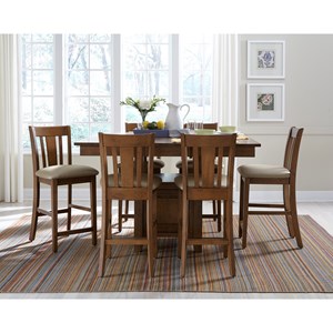 John Thomas SELECT Dining Counter Height Pub Table and Chair Set