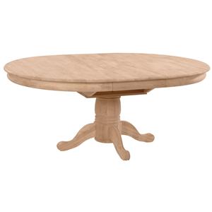 John Thomas SELECT Dining Butterfly Leaf Pedestal Table